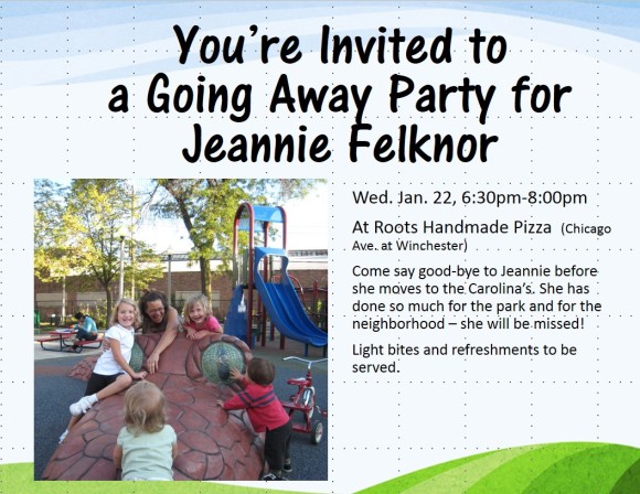 Going away party for Jeannie Felknor